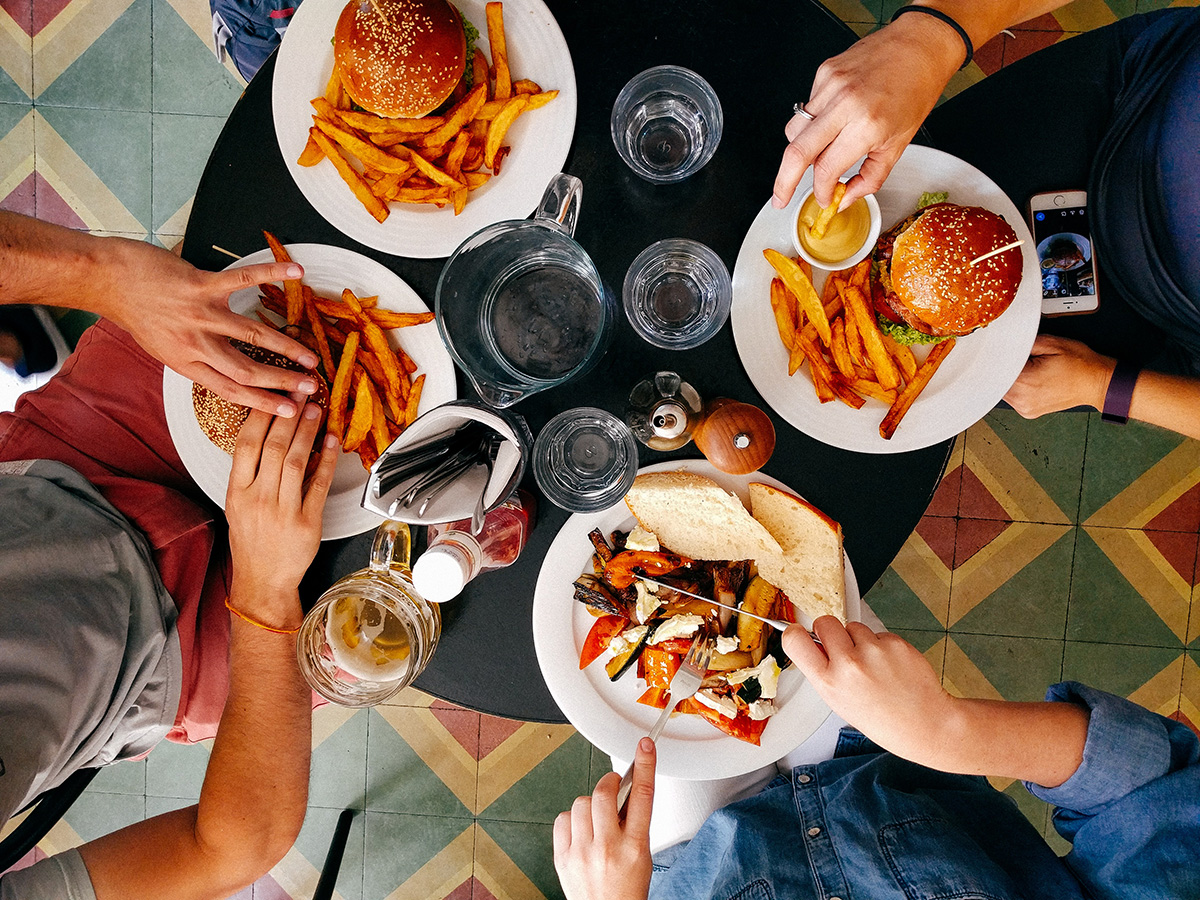 student dining