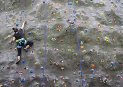 climbing wall at southwestern oregon community college