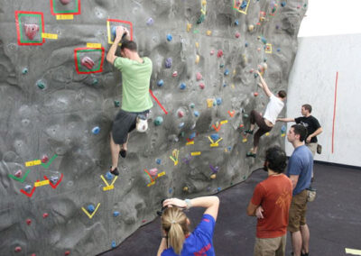 climbing wall at southwestern oregon community college
