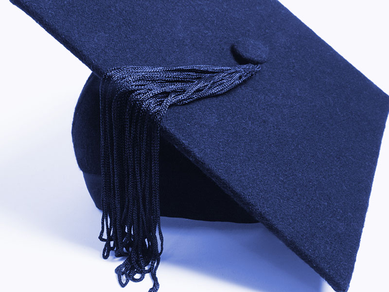 grad cap at Southwestern Oregon Community College