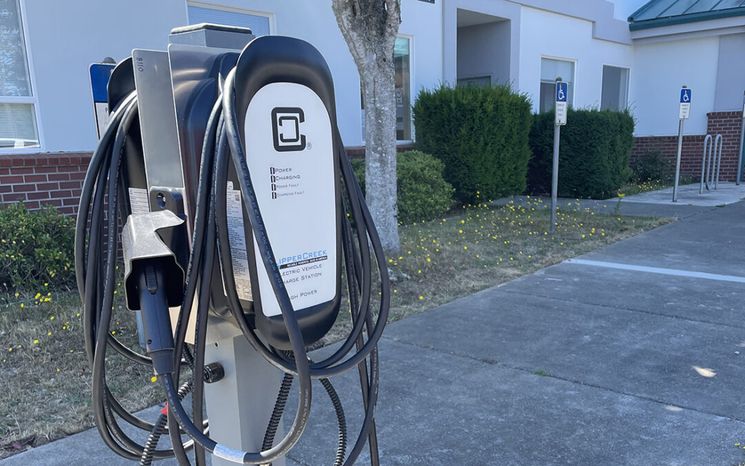 electricvehicle charging stations at Southwestern Oregon Community College