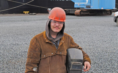 On track for long career as a welder