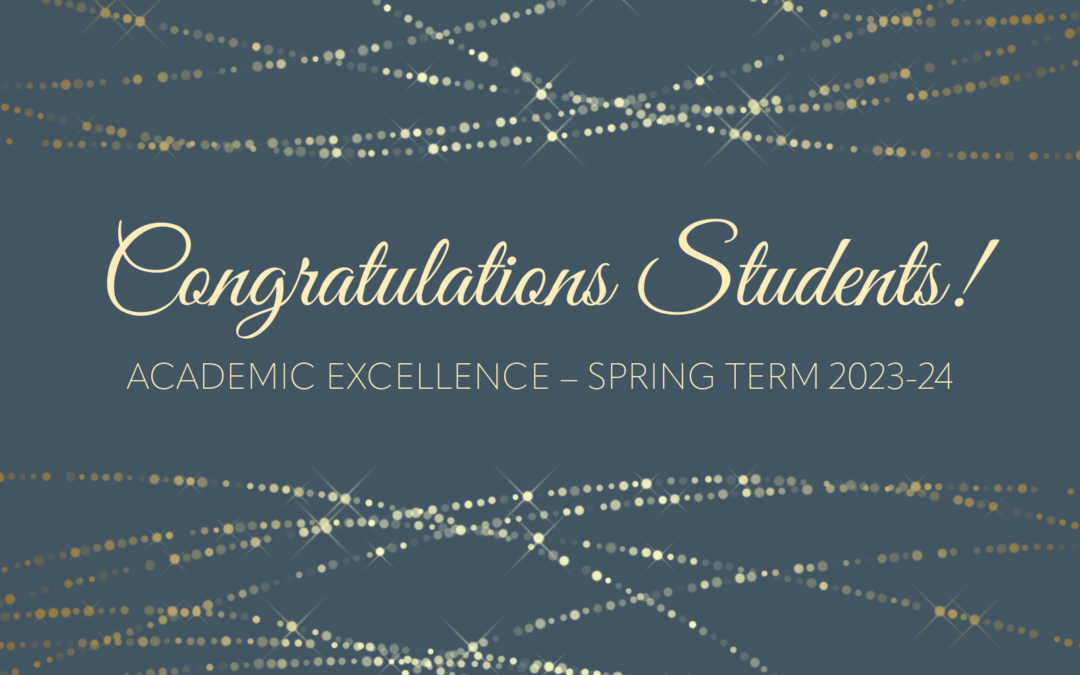 Southwestern Students Recognized for Academic Honors Spring Term – Academic Year 2023-24