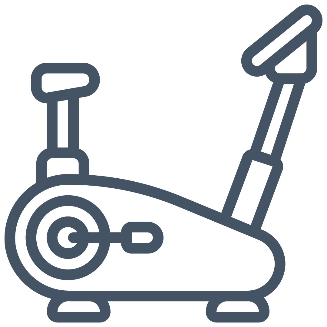icon of bike machine at recreation center