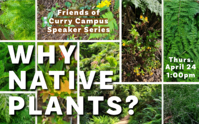 Friends of Curry Campus Speaker Series Presents: Why Native Plants? – April 24, 2025