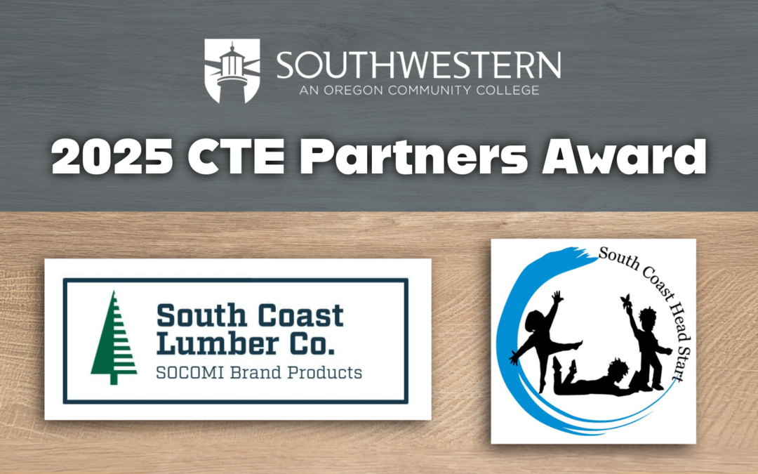 text on a blue background that says 2025 CTE Partners Award