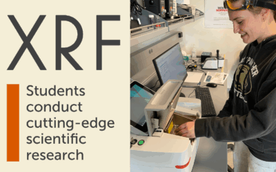 Students launch coastal research projects with new XRF Technology