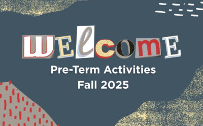 Welcome to Southwestern! Fall Term 2025 “Welcome Week” Activities