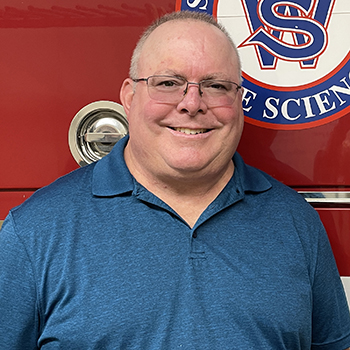 Head shot of Mike Seldon, fire science instructor at Southwestern