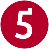 graphic of the number 5