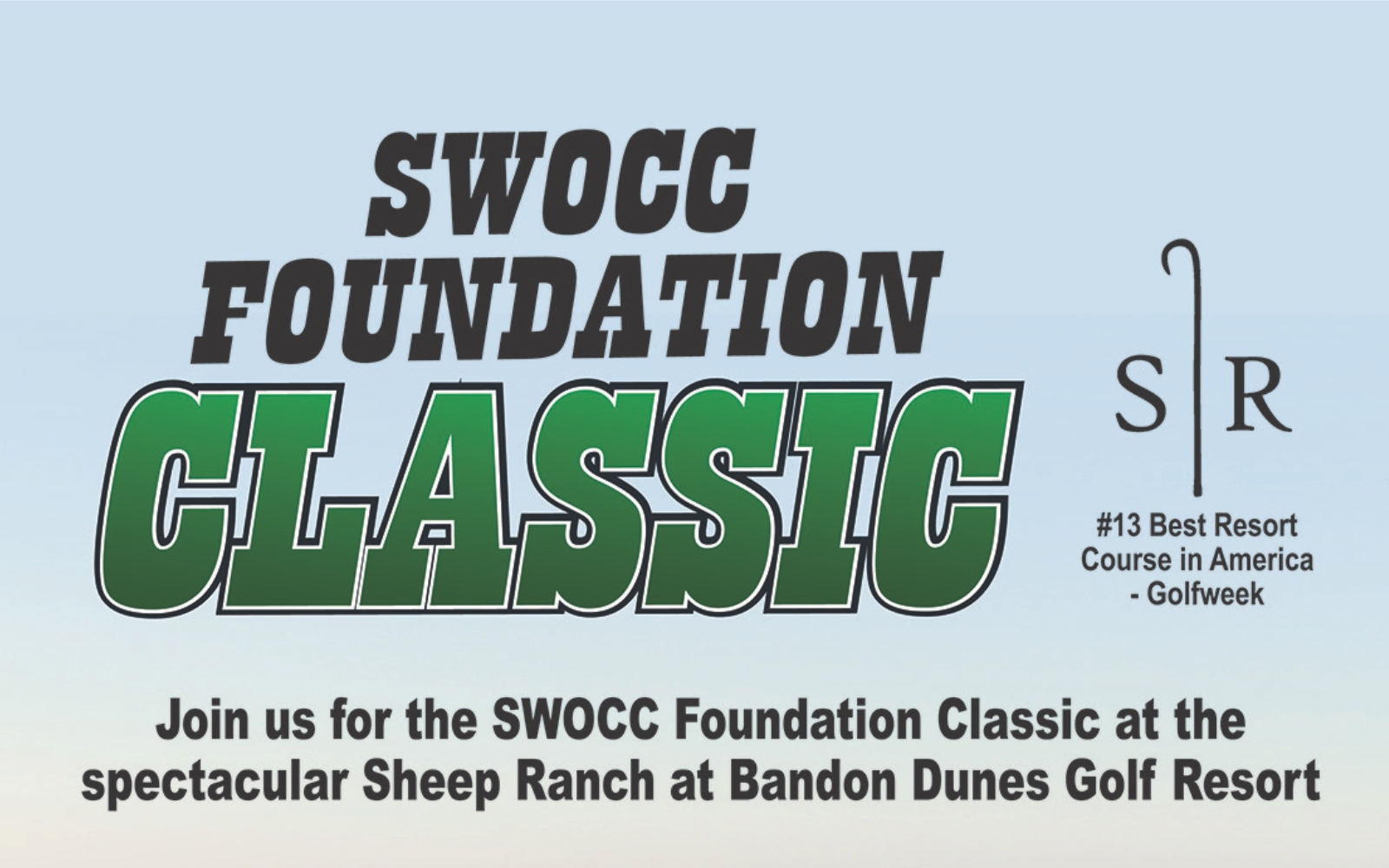 2026 SWOCC Foundation Classic: Sheep Ranch at Bandon Dunes – Oct. 24, 2026